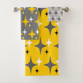 Conjunto De Toalhas Estrelas Retro