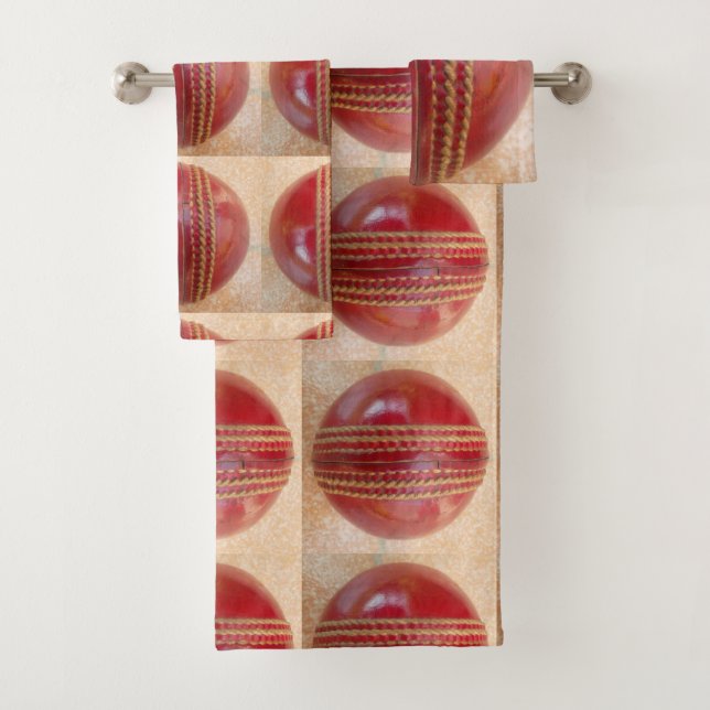 Conjunto De Toalhas Eu adoro jogar críquete para fortalecer esportes (Insitu)