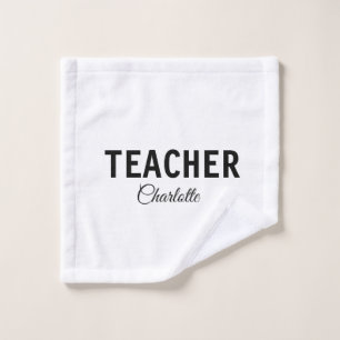 Conjunto De Toalhas Eu sou professor escola Faculdadeadicione seu nome