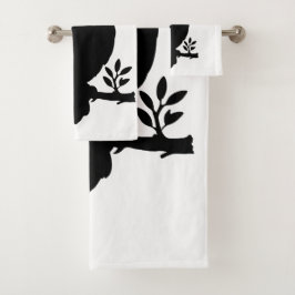 Conjunto De Toalhas Eule - Scherenschnitt