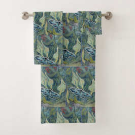 Conjunto De Toalhas Excelente Van Gogh Vintage Peacock Moth