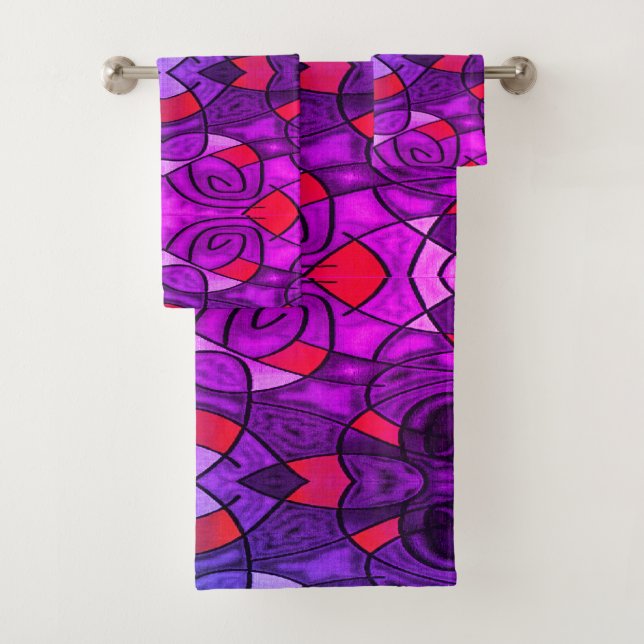 Conjunto De Toalhas Expressionismo moderno (Insitu)