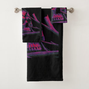 Conjunto De Toalhas F-Caw-F Pássaro Negro Engraçado