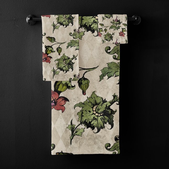 Conjunto De Toalhas Fábrica de Bruxas Apothecary | Plantas Botânicas E (Criador carregado)