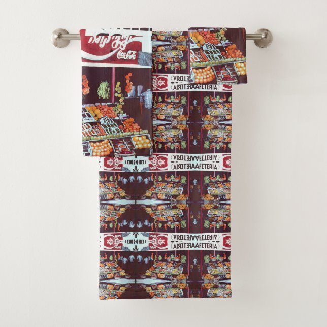 Conjunto De Toalhas Face moderna num comércio Eterno, Jericho. (Insitu)