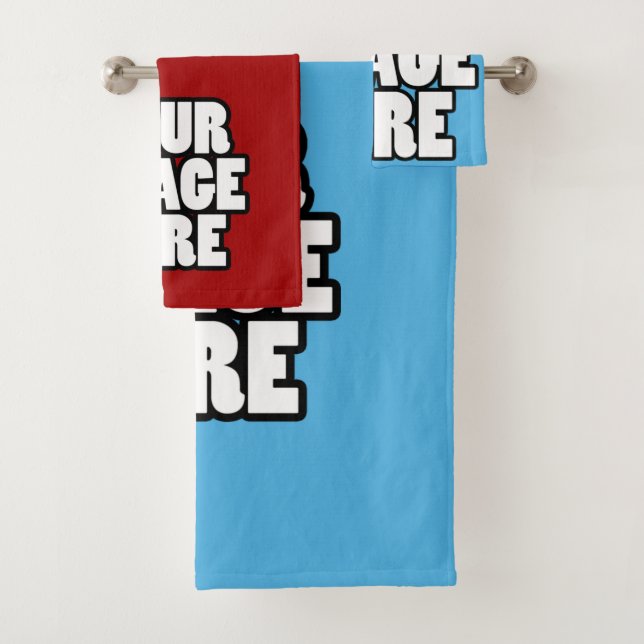 Conjunto De Toalhas Fácil Design, personalizado único (Insitu)