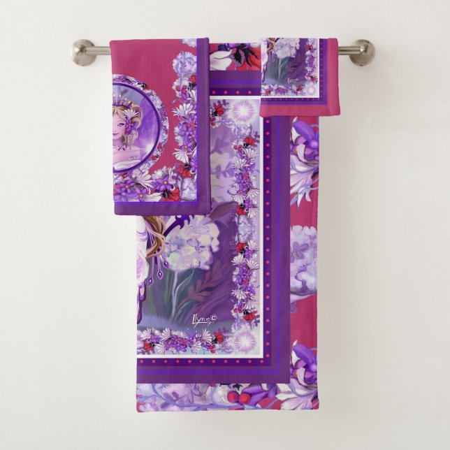 Conjunto De Toalhas Fada Sol Puro (Insitu)