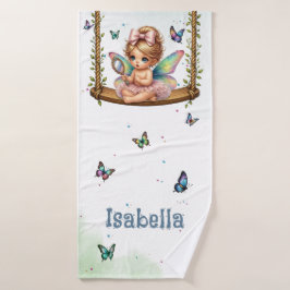 Conjunto De Toalhas Fadazinha adorável 