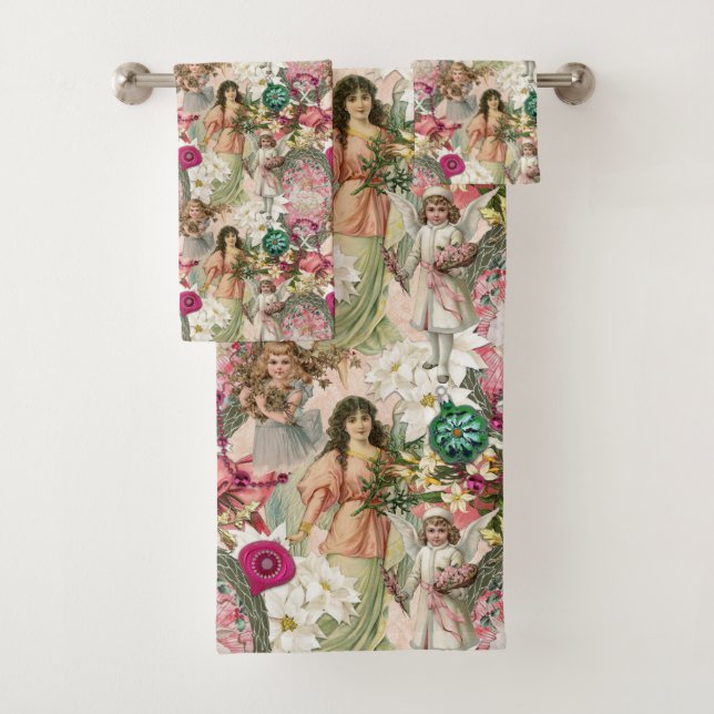 Conjunto De Toalhas Faísca do Natal Vitoriano     (Insitu)