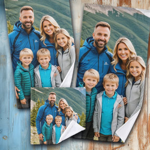 Conjunto De Toalhas Família de Fotografias Personalizada 1