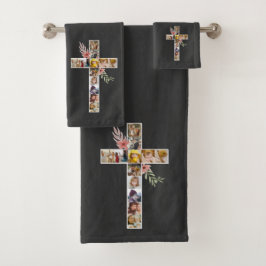 Conjunto De Toalhas Família Jesus Cruz Christian Church