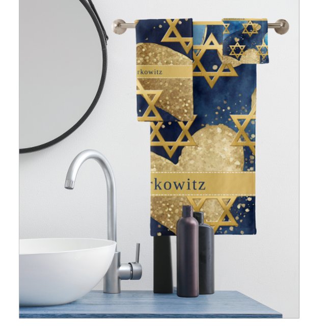 Conjunto De Toalhas Family Name Love Jerusalem Shower Curtain (Criador carregado)