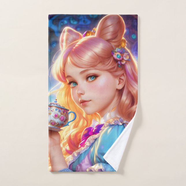 Conjunto De Toalhas Fantasy Alice In Wonderland (Toalha de mão)