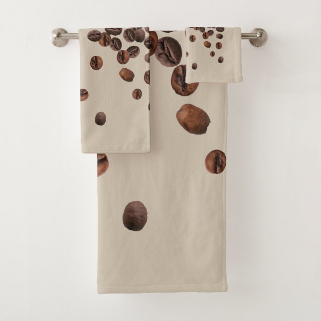 Conjunto De Toalhas Feijões de café (Insitu)