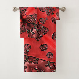Conjunto De Toalhas Feira de Cranberry 