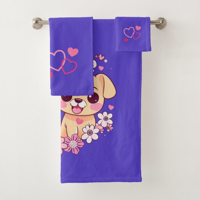 Conjunto De Toalhas Feliz dia de os namorados! (Insitu)