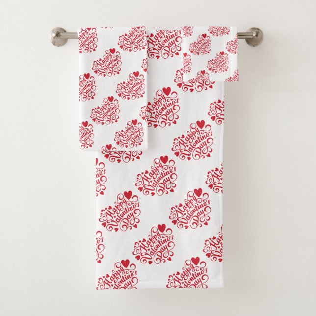 Conjunto De Toalhas Feliz Dia dos Namorados (Insitu)