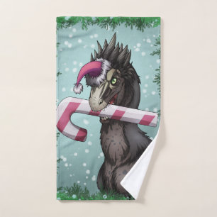 Conjunto De Toalhas Feliz Dinossauro de Natal