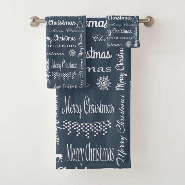 Conjunto De Toalhas Feliz Natal (Insitu)
