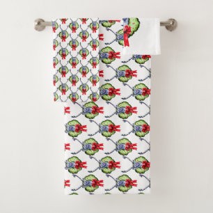 Conjunto De Toalhas Feliz Navidad