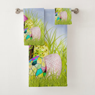 Conjunto De Toalhas "Felz pascoa" Meia dúzia de ovos Fotografia flora
