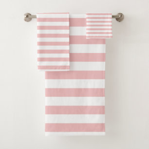 Conjunto De Toalhas Férias de cor rosa-bebê Férias de Verão Pastel