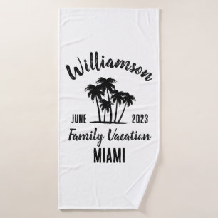 Conjunto De Toalhas Férias familiares personalizadas
