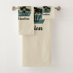 Conjunto De Toalhas Férias familiares personalizadas