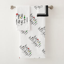 Conjunto De Toalhas Férias Felizes