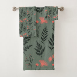 Conjunto De Toalhas Fern Dreams Towel Set