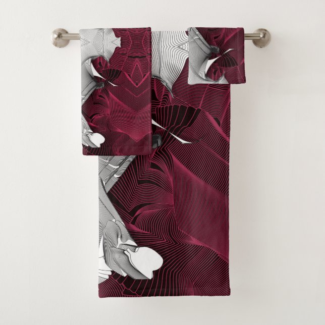 Conjunto De Toalhas Figura de arte digital (Insitu)