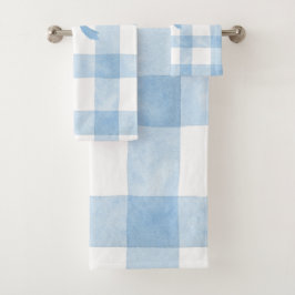 Conjunto De Toalhas Fita Azul