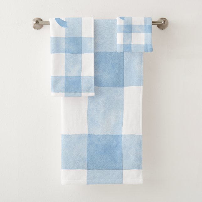 Conjunto De Toalhas Fita Azul (Insitu)