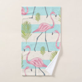 Conjunto De Toalhas Flamingo Bath Towel Set