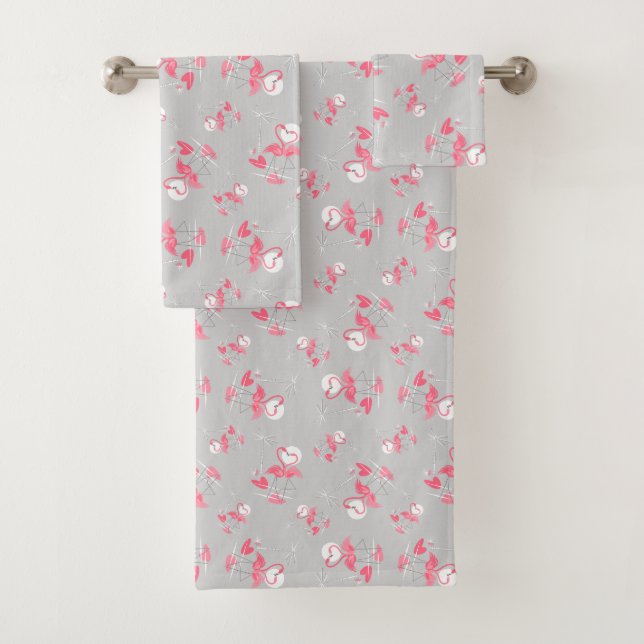 Conjunto De Toalhas Flamingo Love Multitower (Insitu)