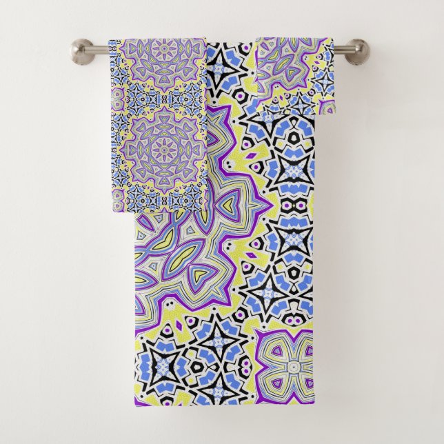 Conjunto De Toalhas Floco de neve de ornamento (Insitu)