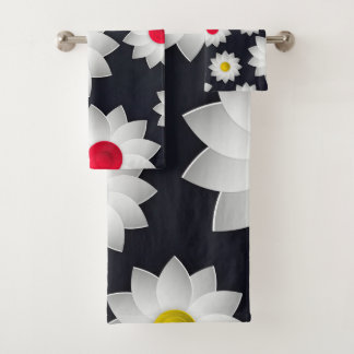Conjunto De Toalhas Flor chic Elegante Cereja Flor