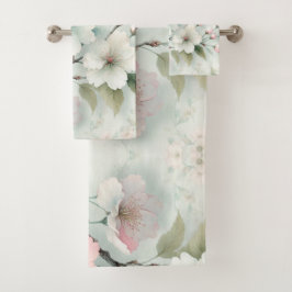 Conjunto De Toalhas Flor de Cerejeira