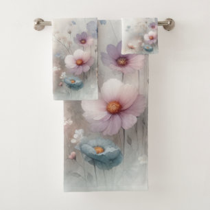 Conjunto De Toalhas Flor e dança da borboleta