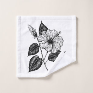 Conjunto De Toalhas Flor Hibiscus II