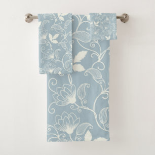 Conjunto De Toalhas Flor Patterno Primavera Floral