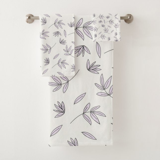 Conjunto De Toalhas Flor Patterno Primavera Floral (Insitu)