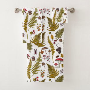 Conjunto De Toalhas Flora e fauna florestais 2