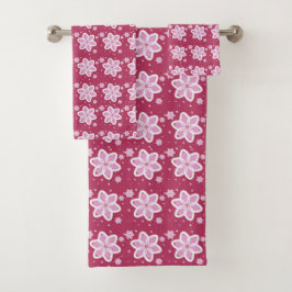 Conjunto De Toalhas Florais Elegantes