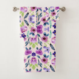 Conjunto De Toalhas Floral bonito