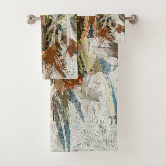 Conjunto De Toalhas Floral Exótico (Insitu)