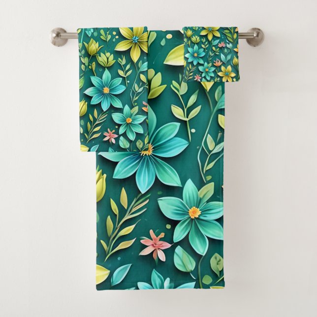 Conjunto De Toalhas Floral Harmony (Insitu)