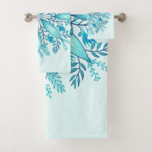 Floral Mandala - Turquesa Blue Boho Snowflake