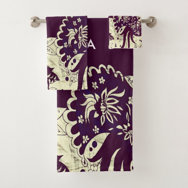 Conjunto De Toalhas Floral Moderno Elegante (Insitu)