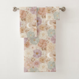 Conjunto De Toalhas Floral Prado Celestial